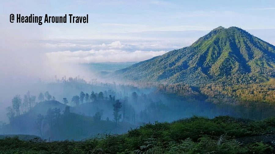 Vulkanlandschaft in Indonesien
