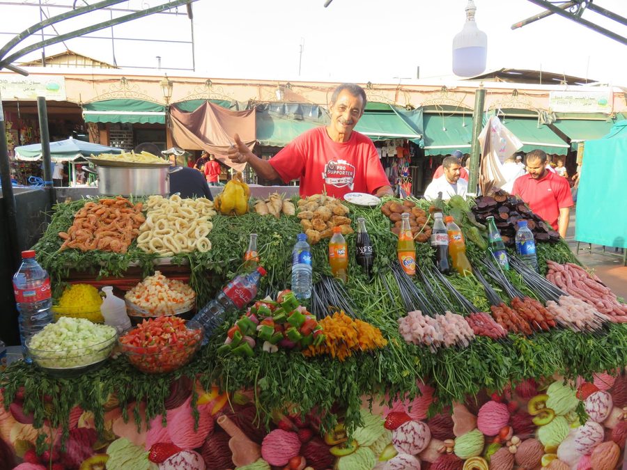 Gewürzmarkt in Marokko