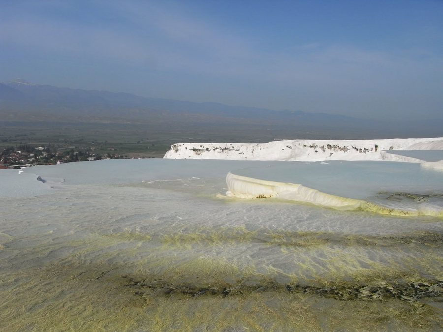 Weiße Kalkterrassen von Pamukkale
